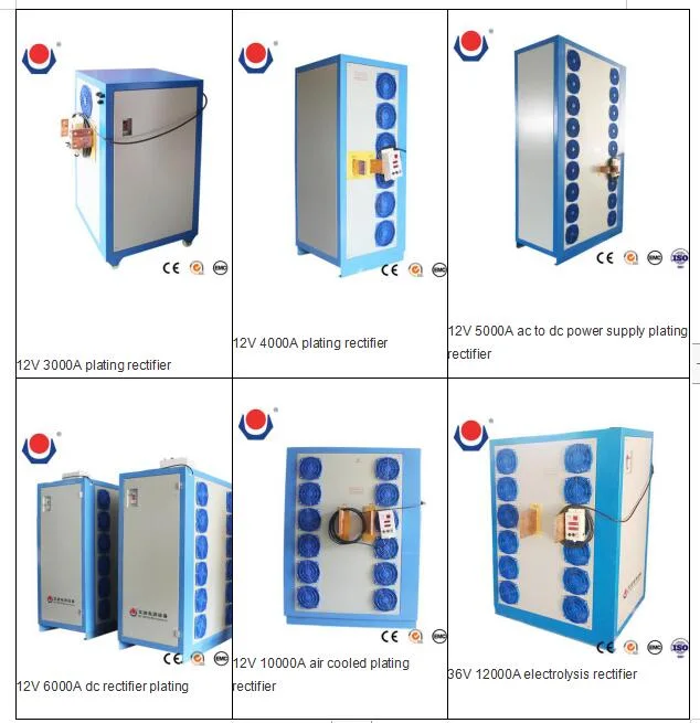 High Frequency Rectifier for Electroplating Waste Water Treatment 30V 200A Wth Reverse Polarity